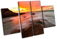 Seascape Sunset Waves Bathroom