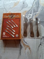 WMF  Englisch Spaten  6 Bowlengabeln Cromargan 