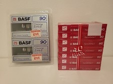 9 BASF LEERKASSETTEN / 2 x