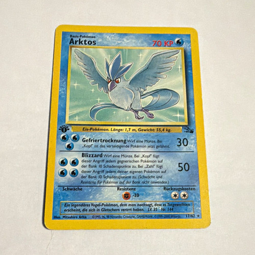 Pokémon tcg arktos holo rare - pokémon,