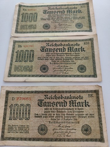 Reichsbanknote 1000 mark - 1000,
