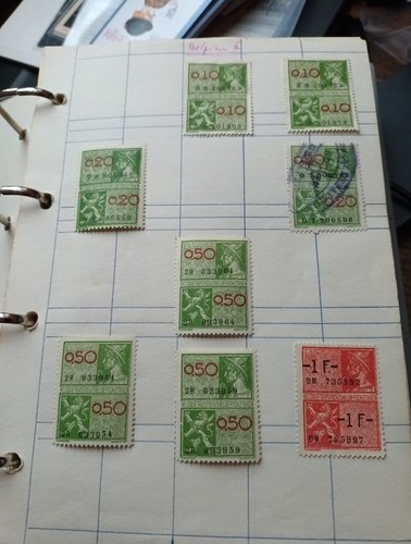 Fiskalmarke timbre belgien - 21,