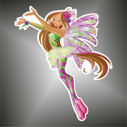 Aufkleber winx flora decal - winx,