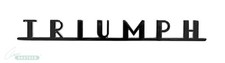 Schriftzug "TRIUMPH" verchromt