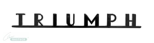 Schriftzug triumph verchromt - schriftzug, "triumph"