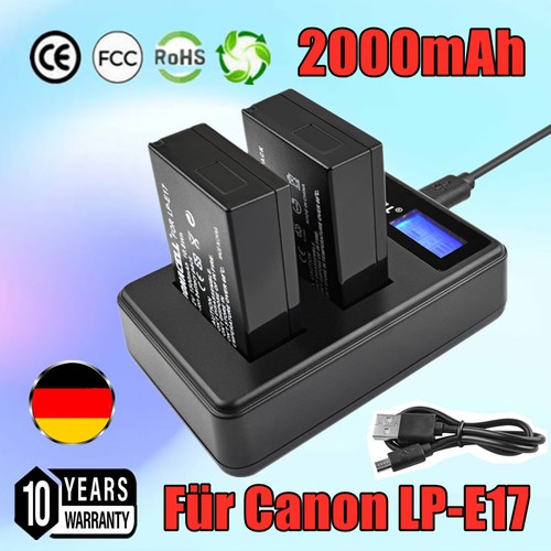2000mah e17 akku lcd - 2000mah, lp-e17