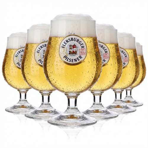 Flensburger glas 3l bier - 6x, 0,3l
