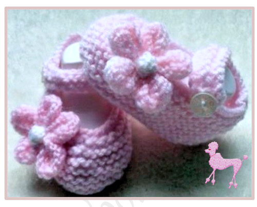 Strickmuster baby stiefel mary - strickmuster,