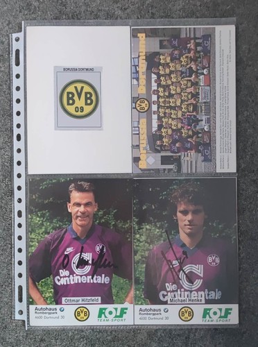 Autogrammkarten borussia - 26,