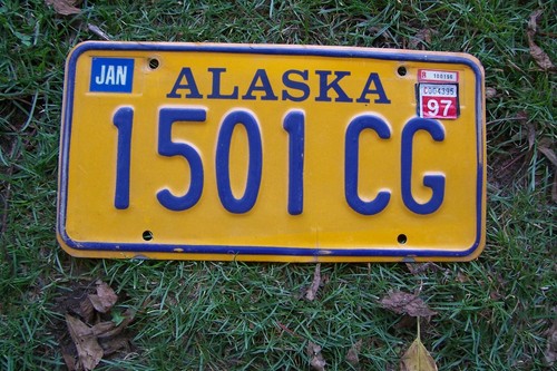 Alaska nummernschild zuletzt - nummernschild,