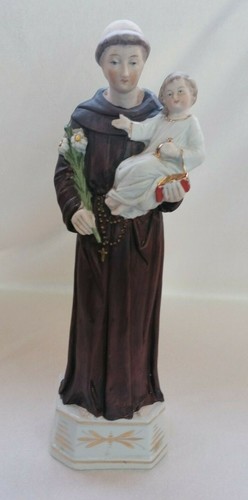 Porzellanfigur antonius mit - hl,