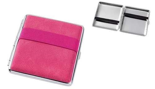 Pink etui mit kartenhalter - pink,