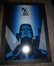Deus Ex 2000 Displate L 67,5 x 48 cm Bild Holzrahmen Deus Ex Cover Metallbild