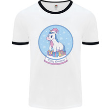 Weihnachts einhorn schneekugel - einhorn,