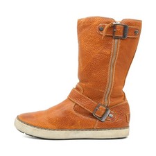 UGG Damen 100504 Stiefel Cognac Echtleder Mittel Fell gefüttert Classic EU 39