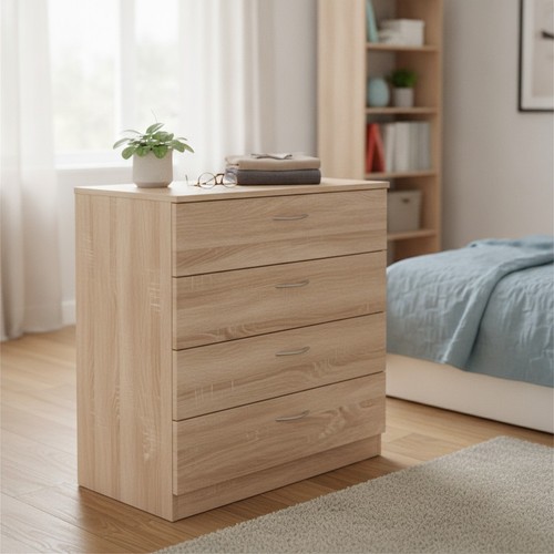 Kommode grau eichenholz 5 - grau,