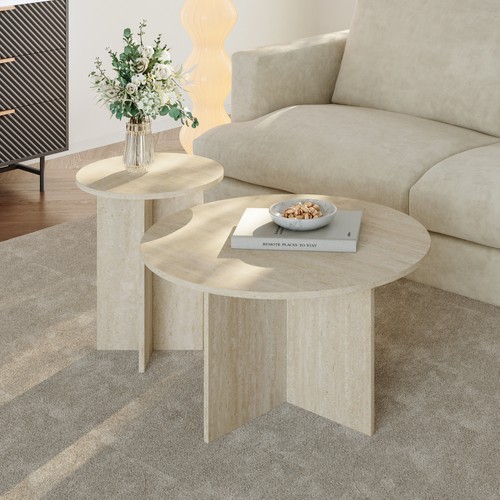 Beistelltisch 2er set - beistelltisch,