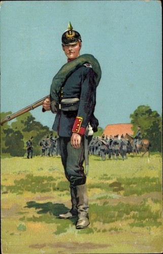 Deutsche armee soldat - ak,