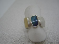 Damenring Silber 925 Opal