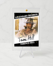 Terence Hill Trading Card Fanart Auto Signature Autograph limited Bud Spencer