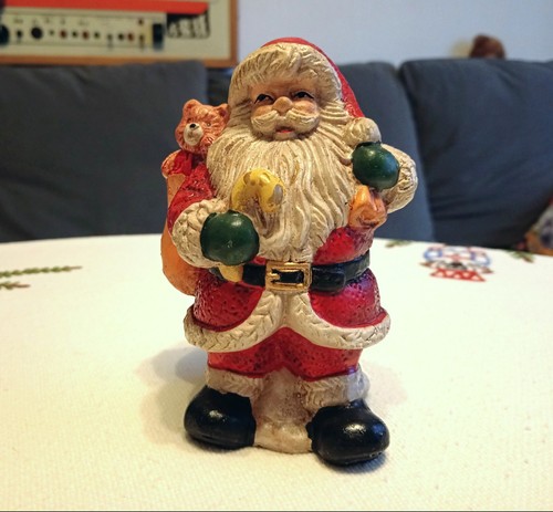 Weihnachtsmann figur keramik - weihnachtsmann,