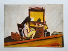 Edward Hopper Zeichnung auf