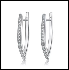 Ohrringe Roségold Silber