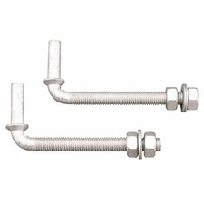 SIENA GARDEN Bolzenscharnierset, verzinkt, für Uni-Gartentore