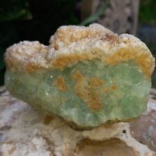 Prehnit Rohstein  NrA Innerer Frieden Zen Garten 0,48Kg Prehnite Relaxen