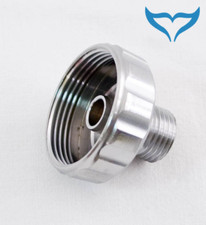 Poseidon Schlauchadapter Xstream Jetstream MK3 verchromt 2. Stufe MD LP Adapter