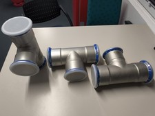 1x GEBERIT MAPRESS Edelstahl