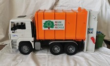 Bruder Lastkraftwagen LKW MAN Müllwagen Müllabfuhr Nutzfahrzeug Mülleimer 50cm