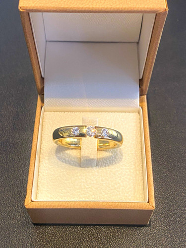 14k gelbgold ring - gelbgold, 57