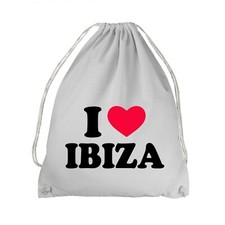 I Love Ibiza Turnbeutel -