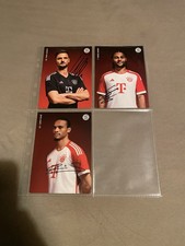 Handsignierte Autogrammkarten