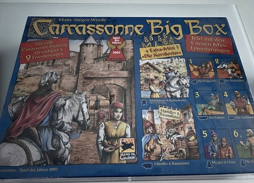Brettspiel carcassonne big - brettspiel, box