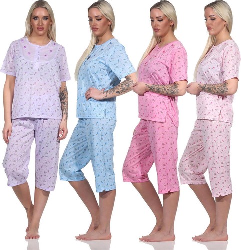 Damen capri pyjama - damen, kurzen