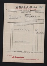 BERLIN, Rechnung 1938, Griehl