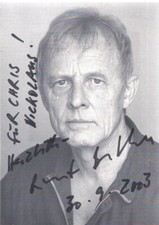 Autogramm Rolf Becker Schauspieler Deutschland Originalunterschrift