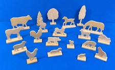 20 Tiere Holz Bauernhof Bäume