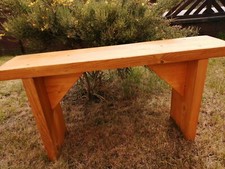 1m Holzbank Kiefer  Garten