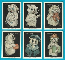 CATS OF LOUIS WAIN - SET OF 6