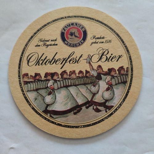 Alter bierdeckel paulaner - bierdeckel,