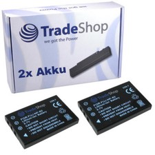 2x AKKU 1400mAh für HD110i HD110i Yakumo Mega-Image 37 Mega-Image 47