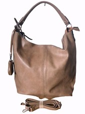 Paolo Bags Damen Tasche Shopper Hobo Bag Beuteltasche  Umhängetasche groß