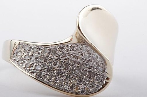 Brillant diamant ring 14kt 585 - brillant,