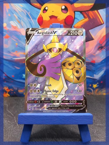 Pokémon karte aegislash v - pokémon,