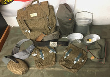 DDR NVA Ausrüstung Koppel Feldflasche Essgeschirr Magazintaschen Tasche