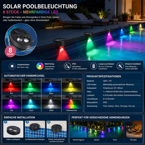 Stück solar - 8,