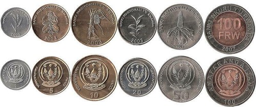 Ruanda ifaranga 10 20 - ruanda, 10,